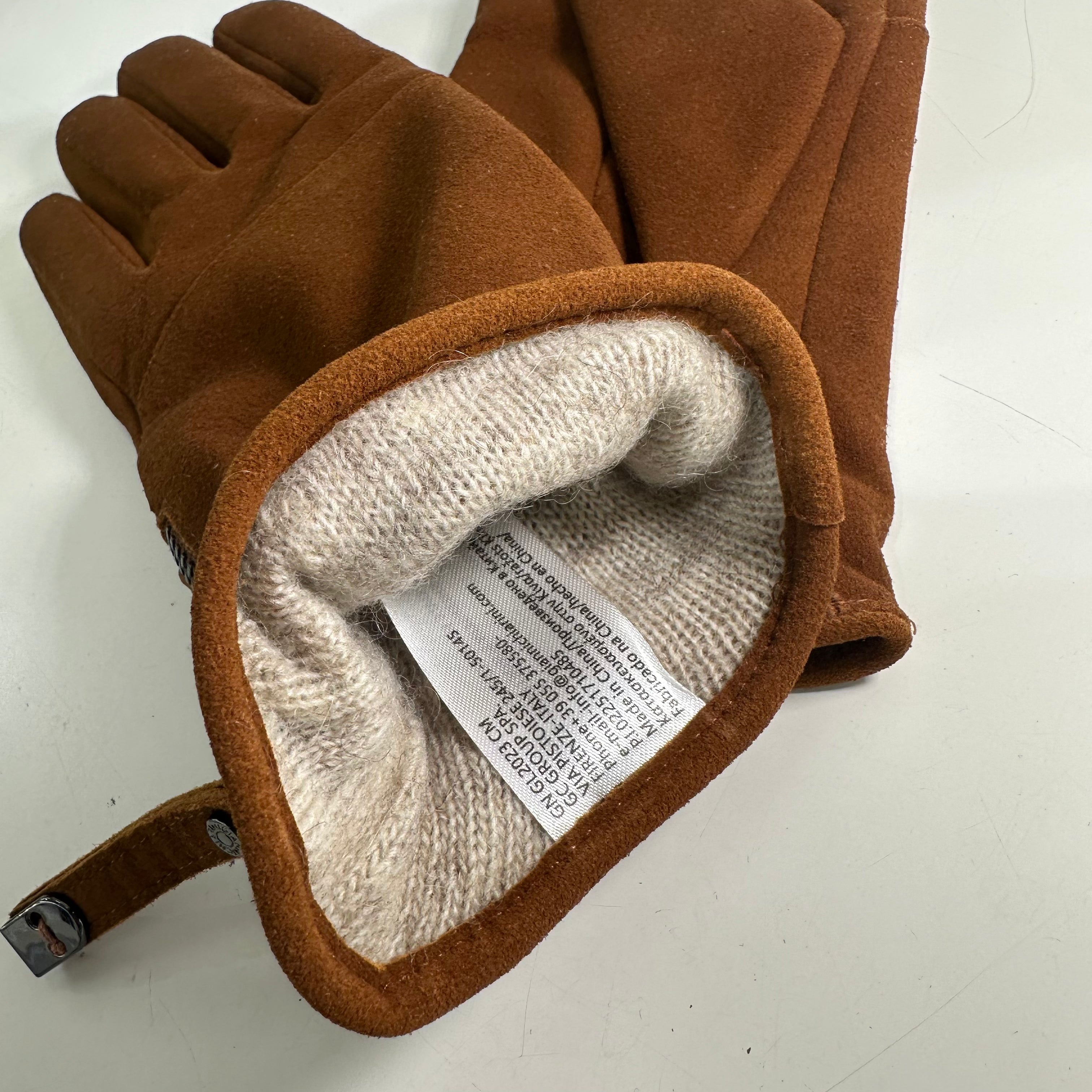 Gianni Chiarini guanto in pelle cognac