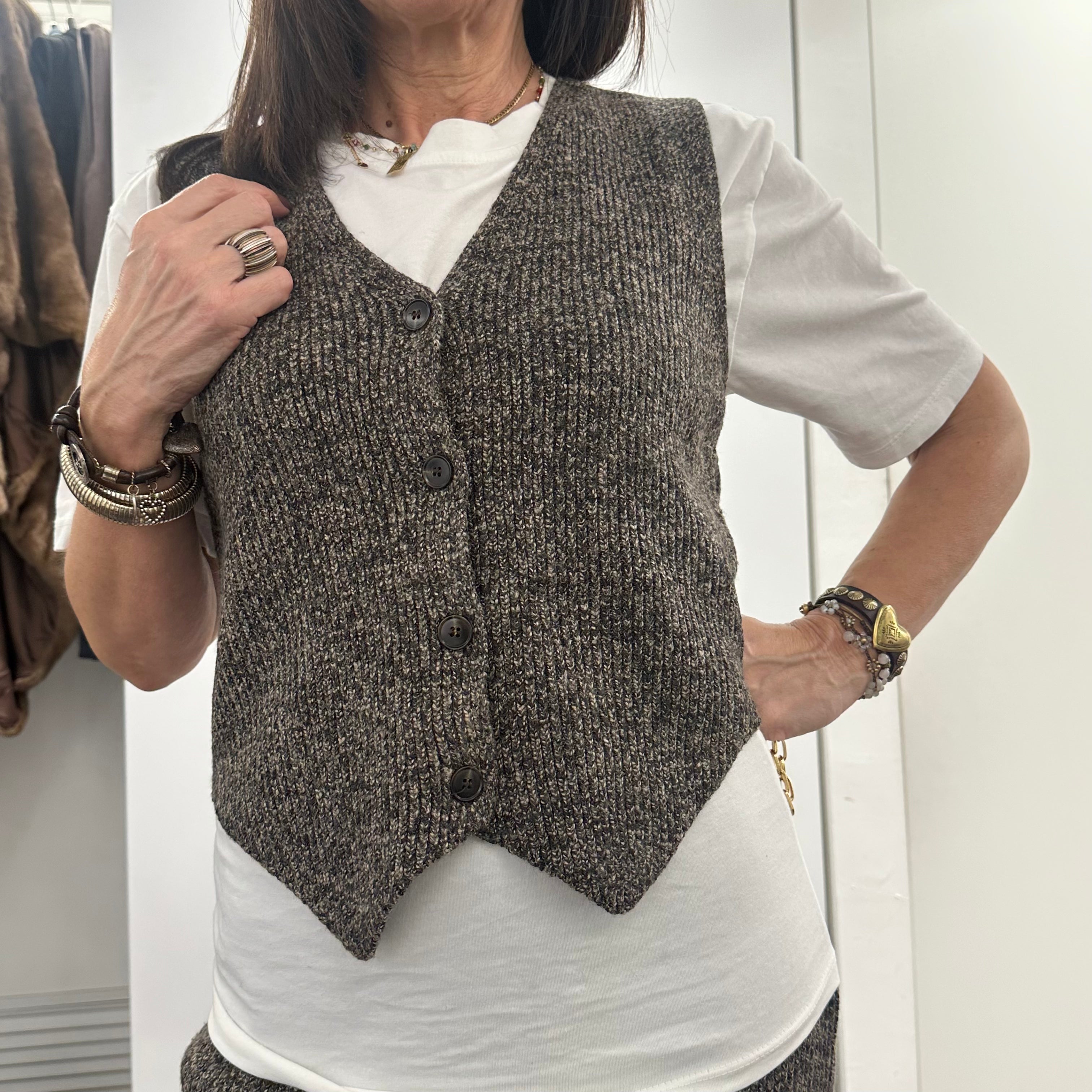 Gilet in MAGLIA