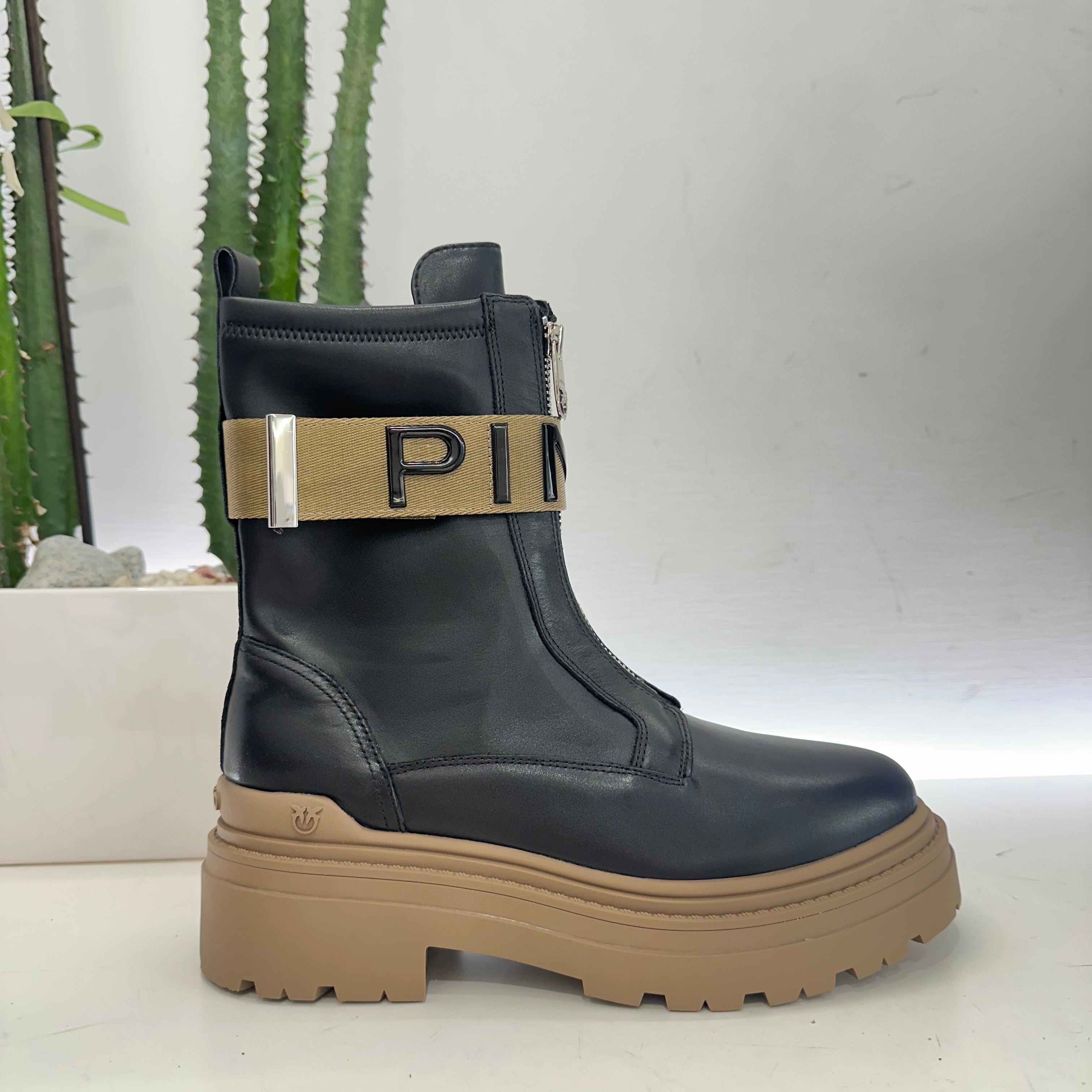 Anfibio nero/miele PINKO