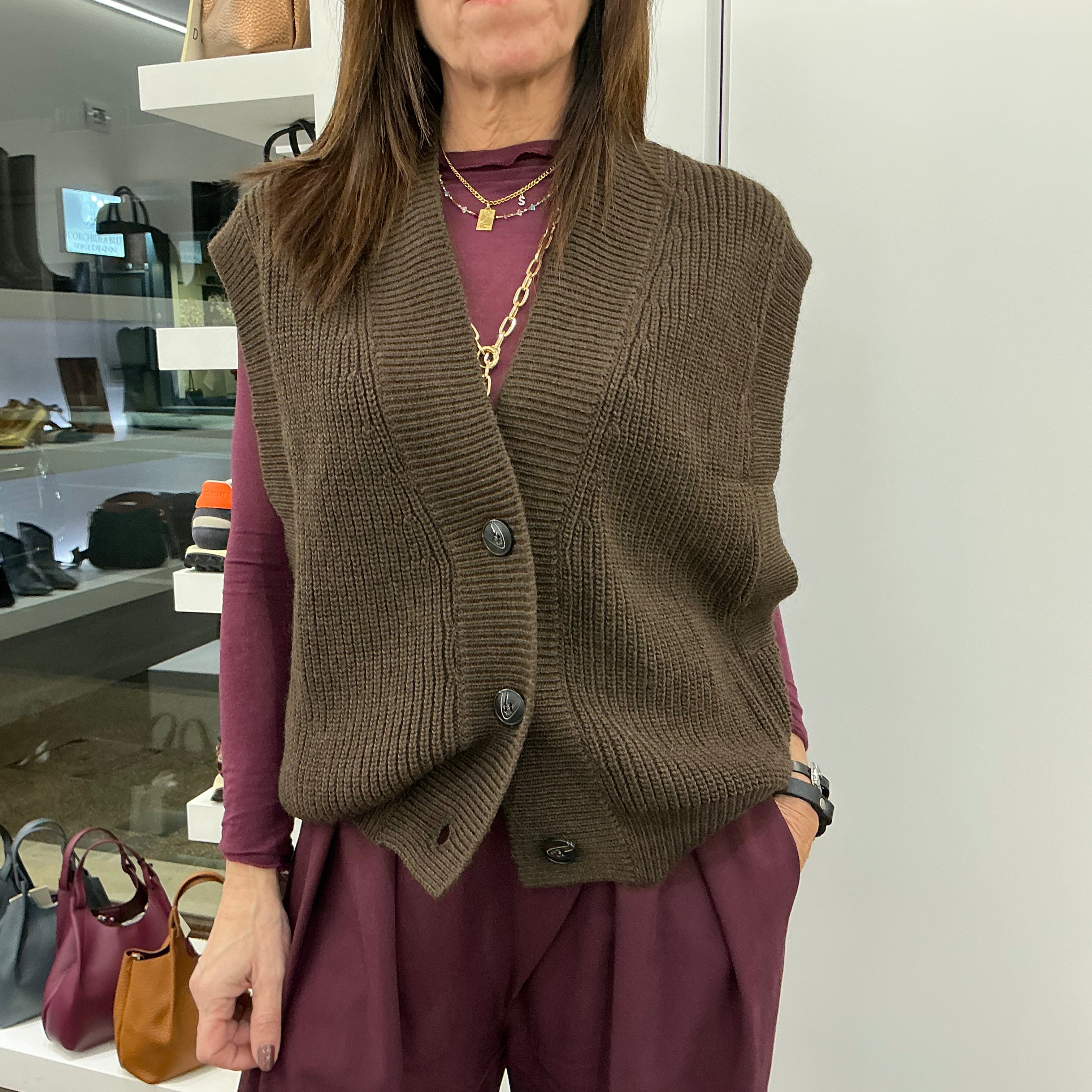 Gilet in MAGLIA VANIA