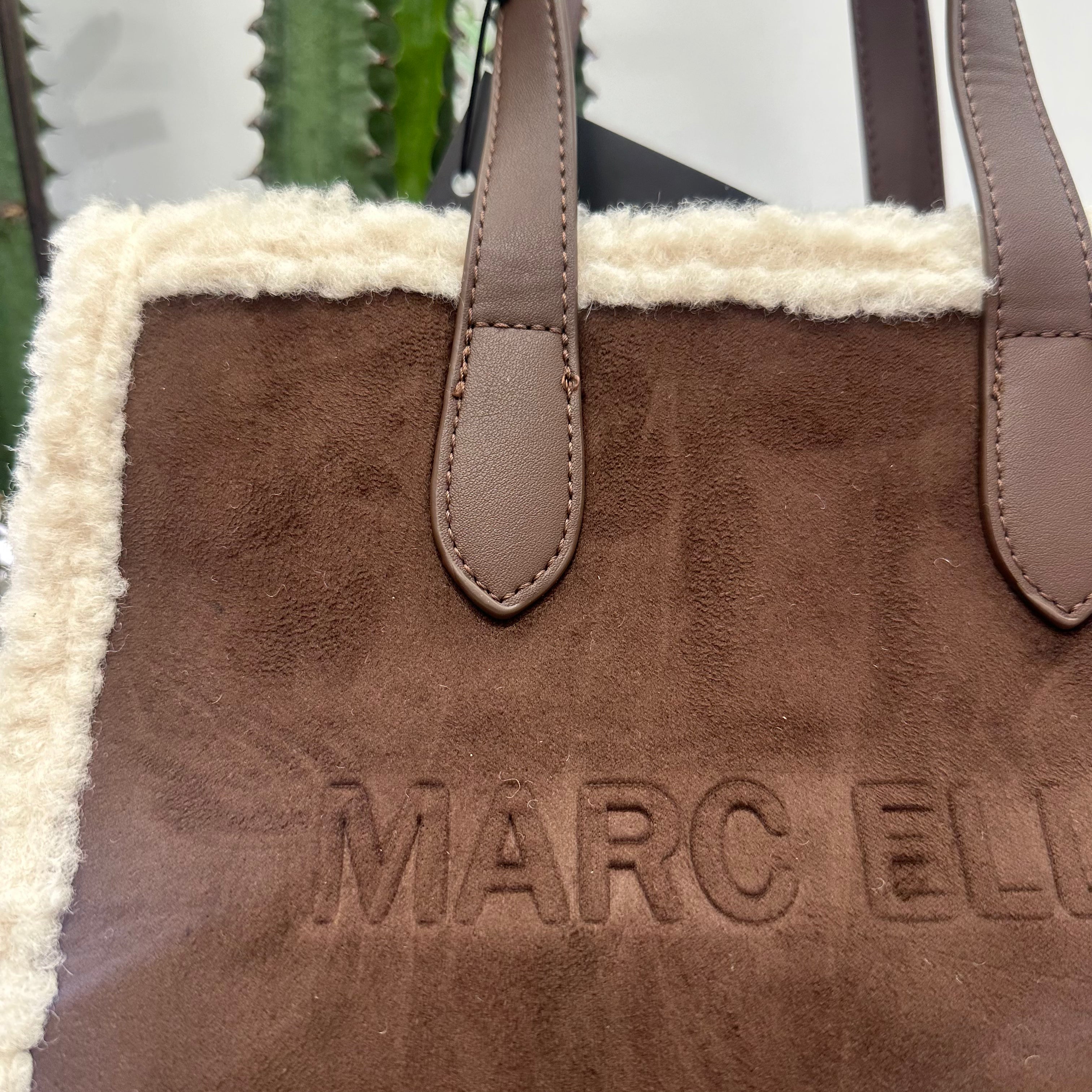 Marc Ellis borsa linea LANA dimensione media CIOCCOLATO