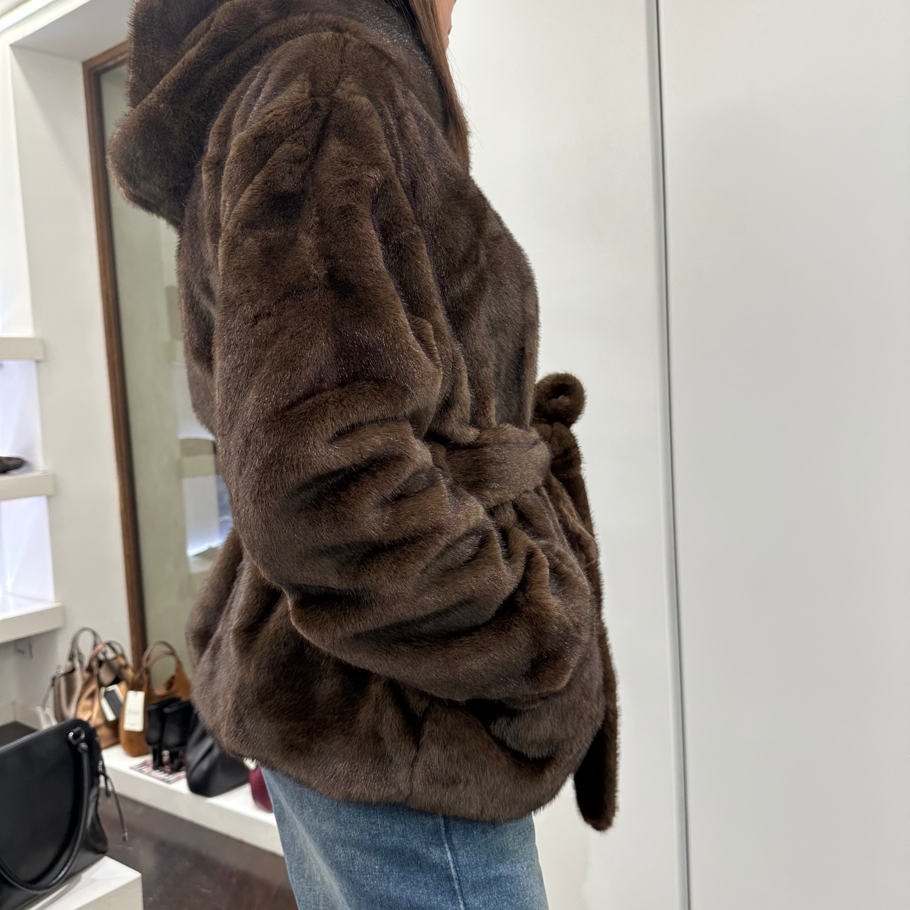 Eco pelliccia PARIGI modello kimono