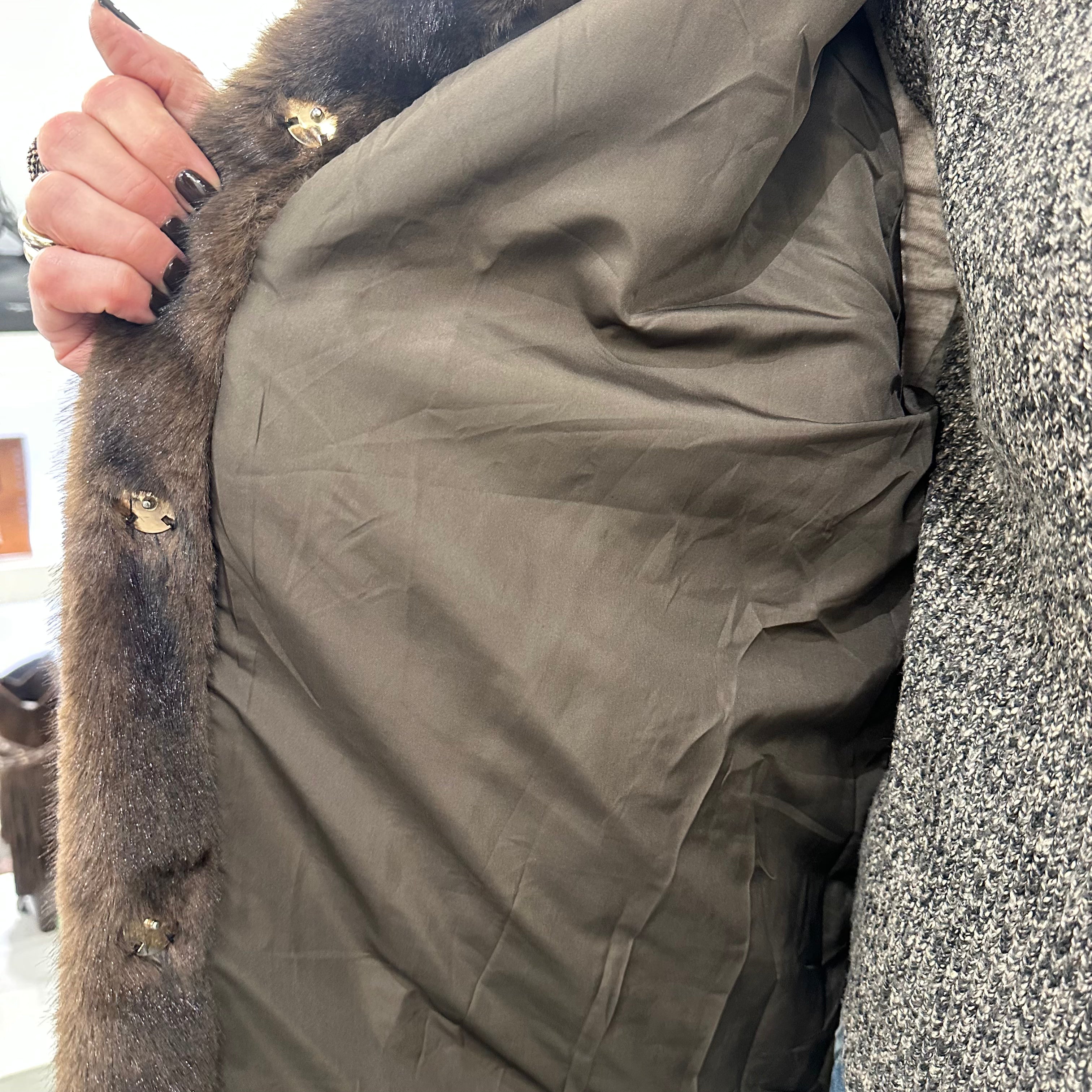 Eco pelliccia PARIGI modello kimono