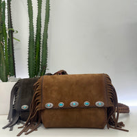 Alberto Luti borsa frange piccola