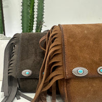 Alberto Luti borsa frange piccola