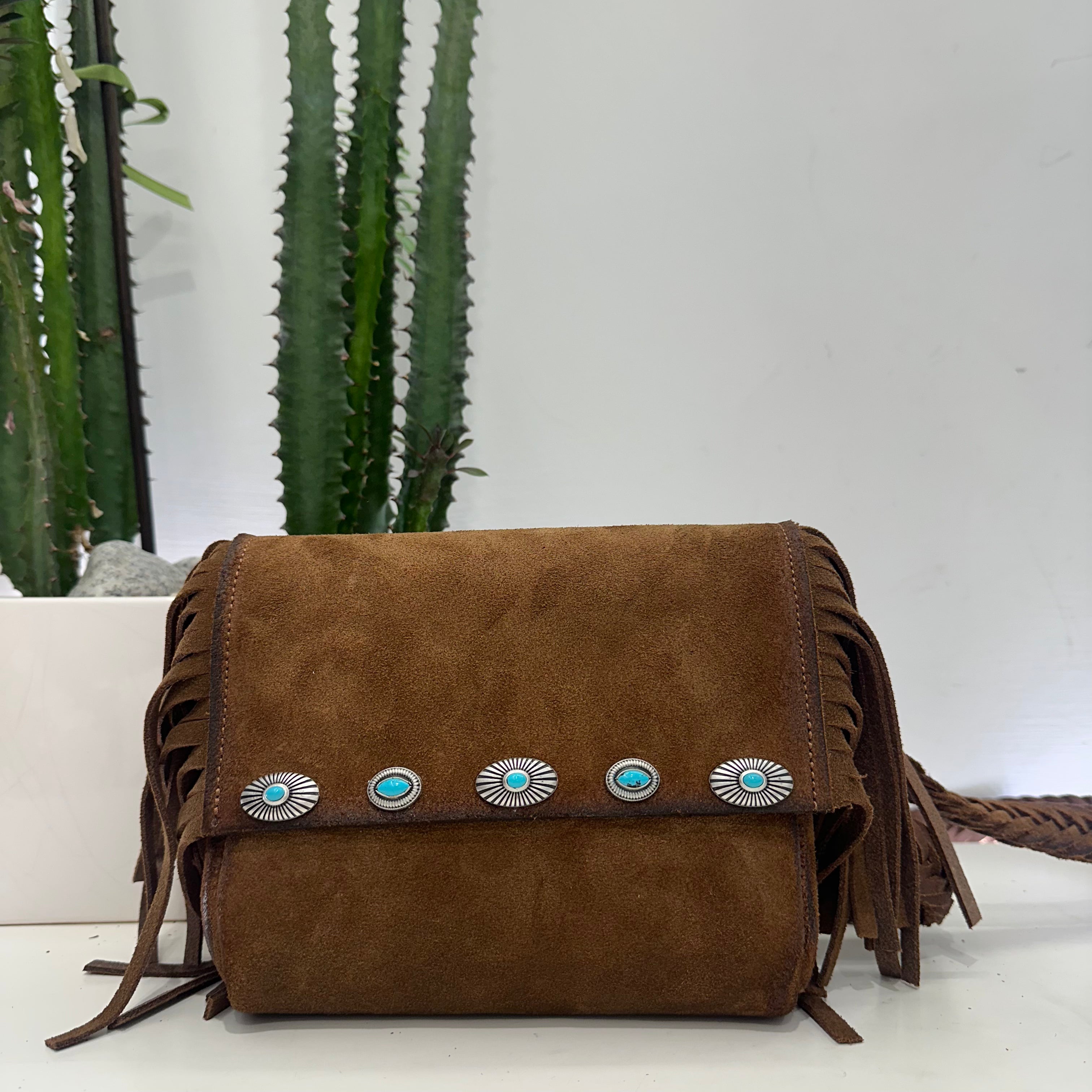 Alberto Luti borsa frange piccola