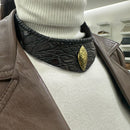 Alberto luti collana in pelle