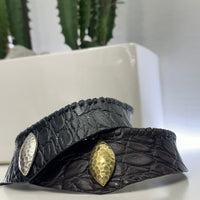 Alberto luti collana in pelle