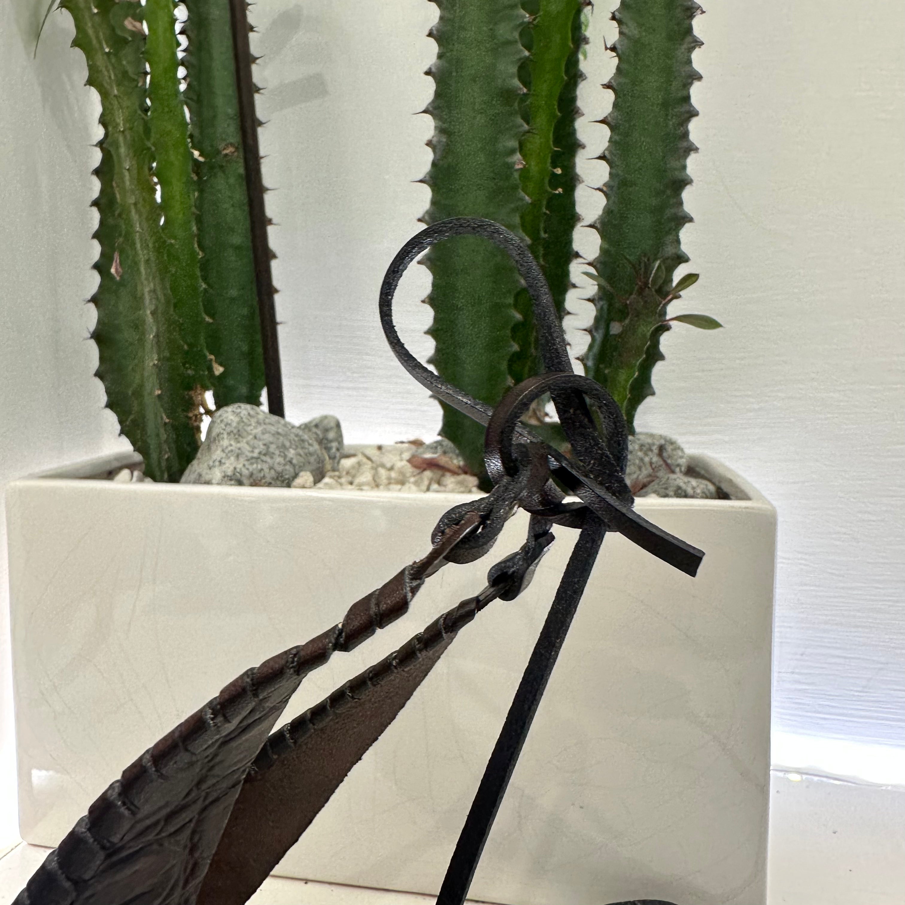 Alberto luti collana in pelle