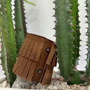 Alberto Luti polsiera frange con borchie