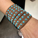 Alberto Luti polsiera accessorio turchese