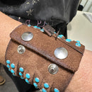 Alberto Luti polsiera accessorio turchese