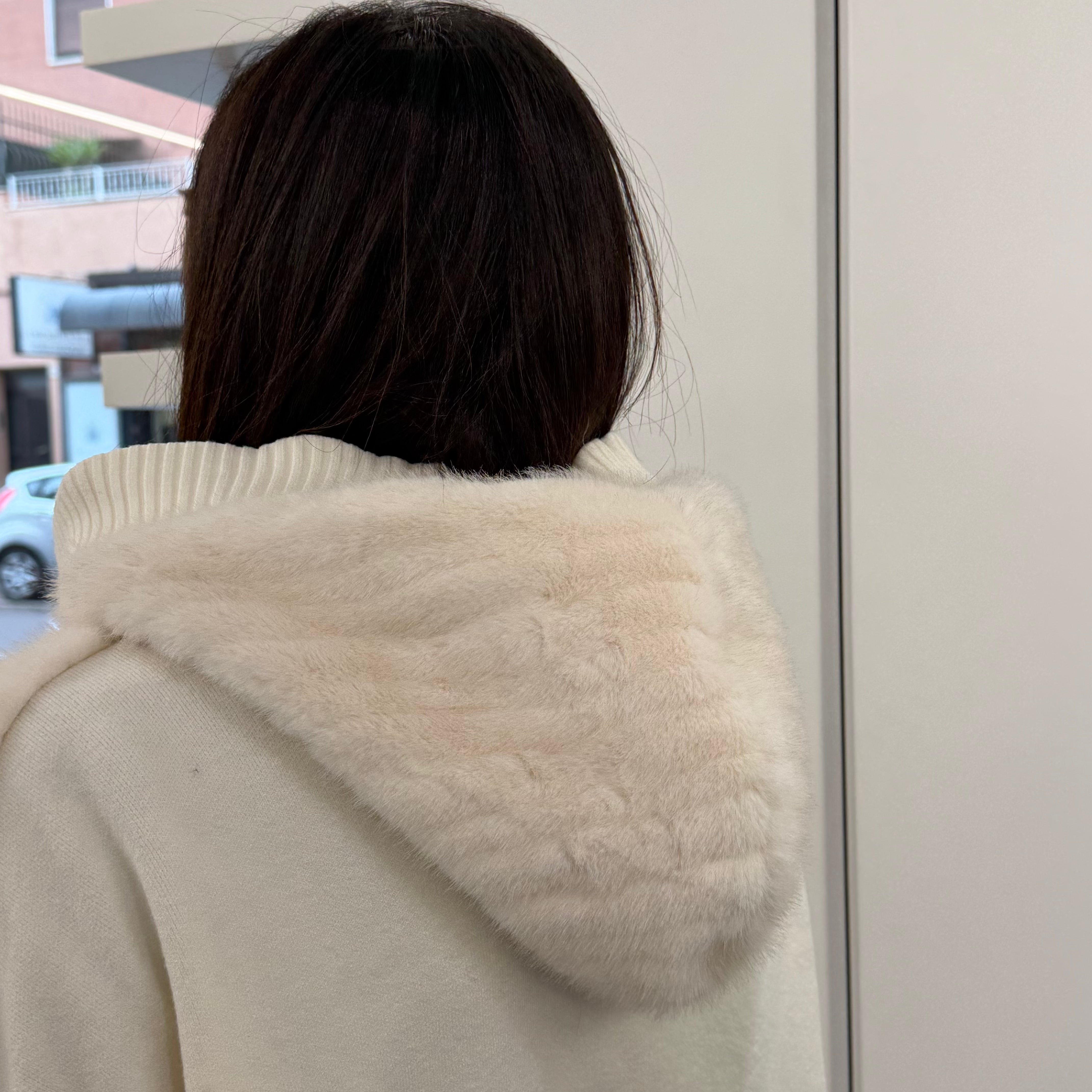 ecopelliccia bianca modello SAN PIETROBURGO