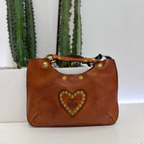Campomaggi borsa LUIGIA CUORE Cognac