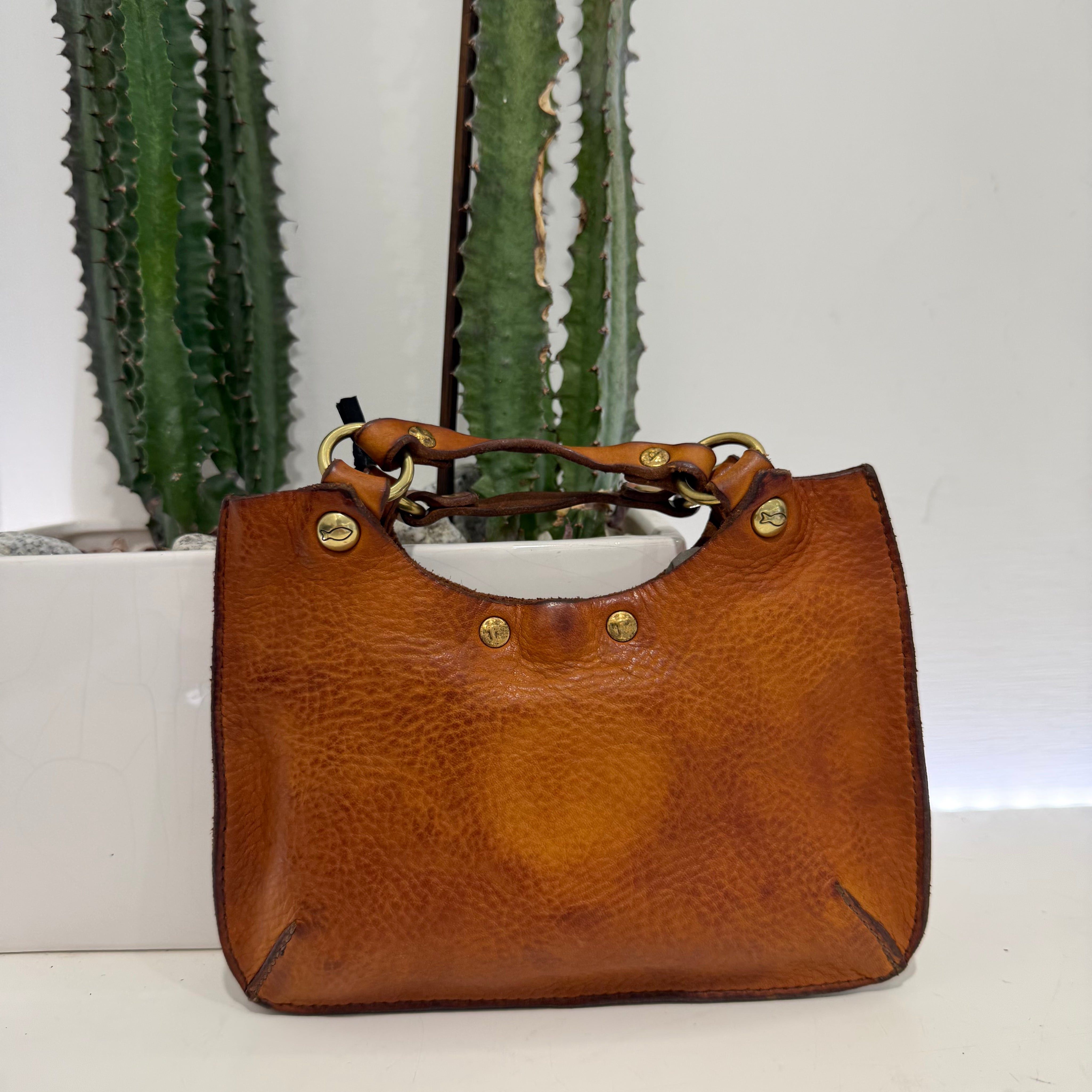 Campomaggi borsa LUIGIA CUORE Cognac