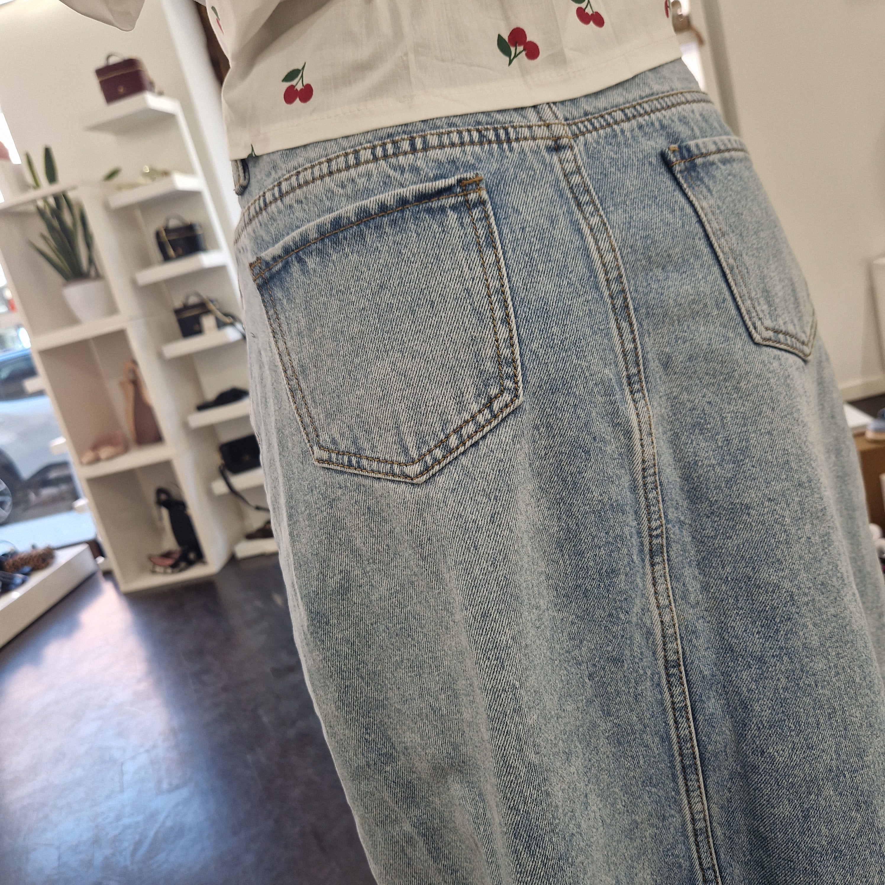 Gonna LUNA  lunga denim