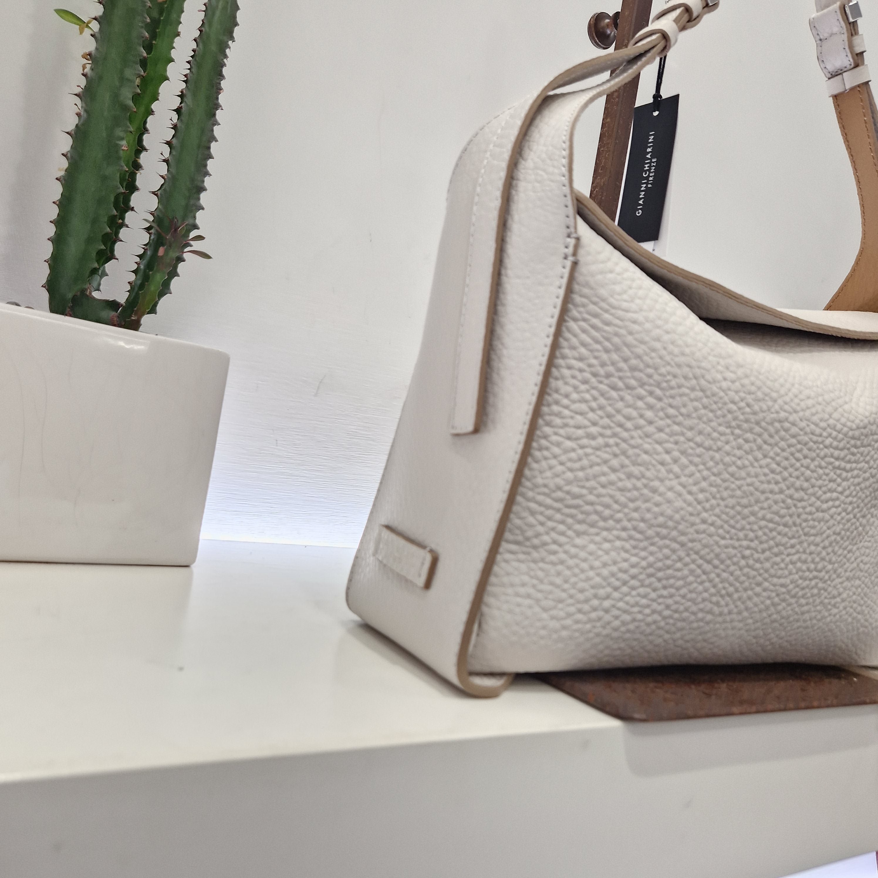 Gianni Chiarini borsa PENELOPE pelle panna
