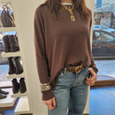 KIKISIX maglia OVER PARICOLLO