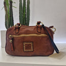Campomaggi linea LARICE borsa bauletto piccolo color cuoio
