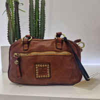 Campomaggi linea LARICE borsa bauletto piccolo color cuoio