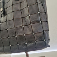 Campomaggi borsa linea ACACIA shopping  doppio manico in pelle nera