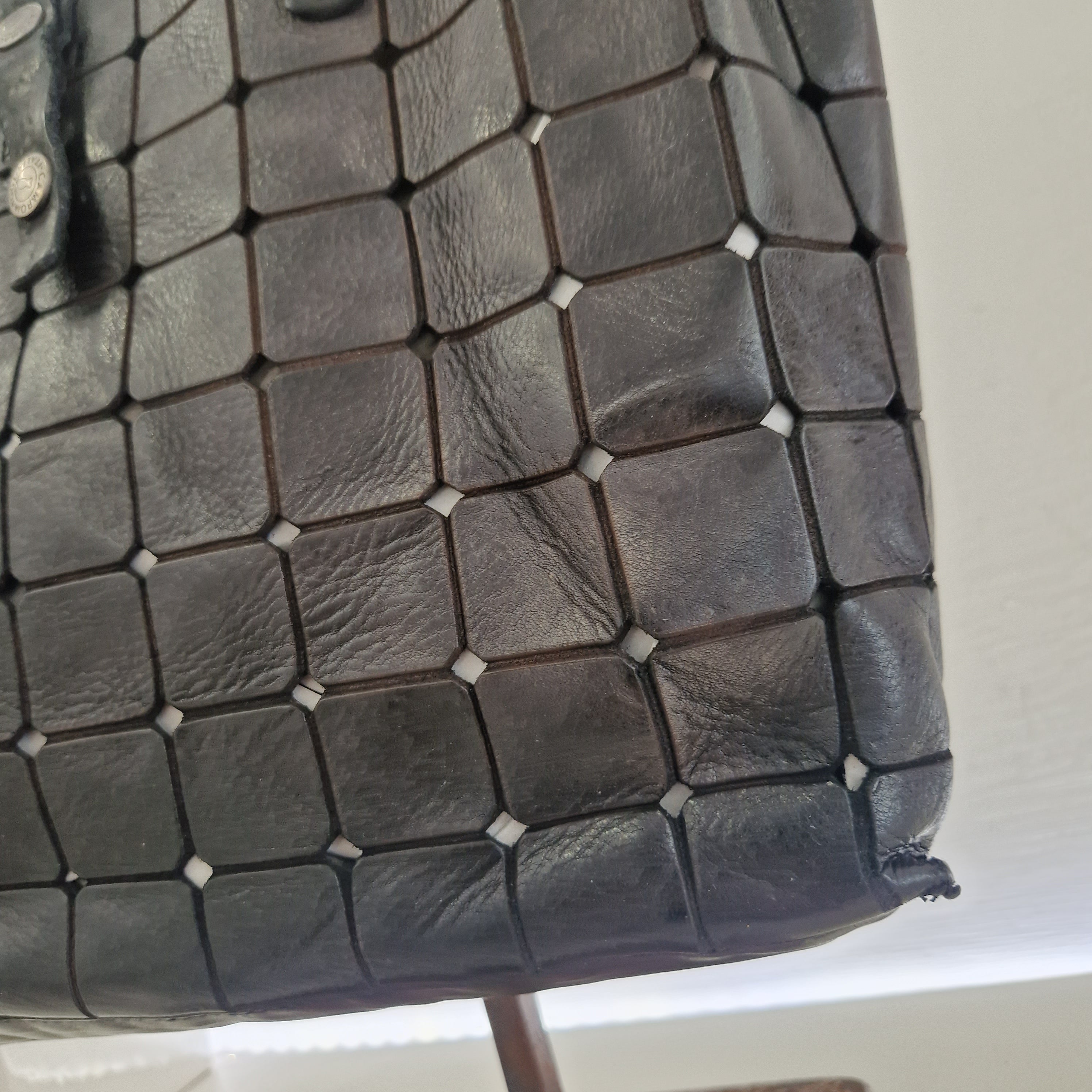 Campomaggi borsa linea ACACIA shopping  doppio manico in pelle nera