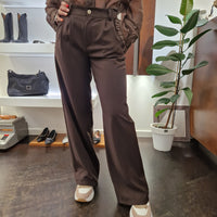 KIKISIX pantalone ILARIA marrone
