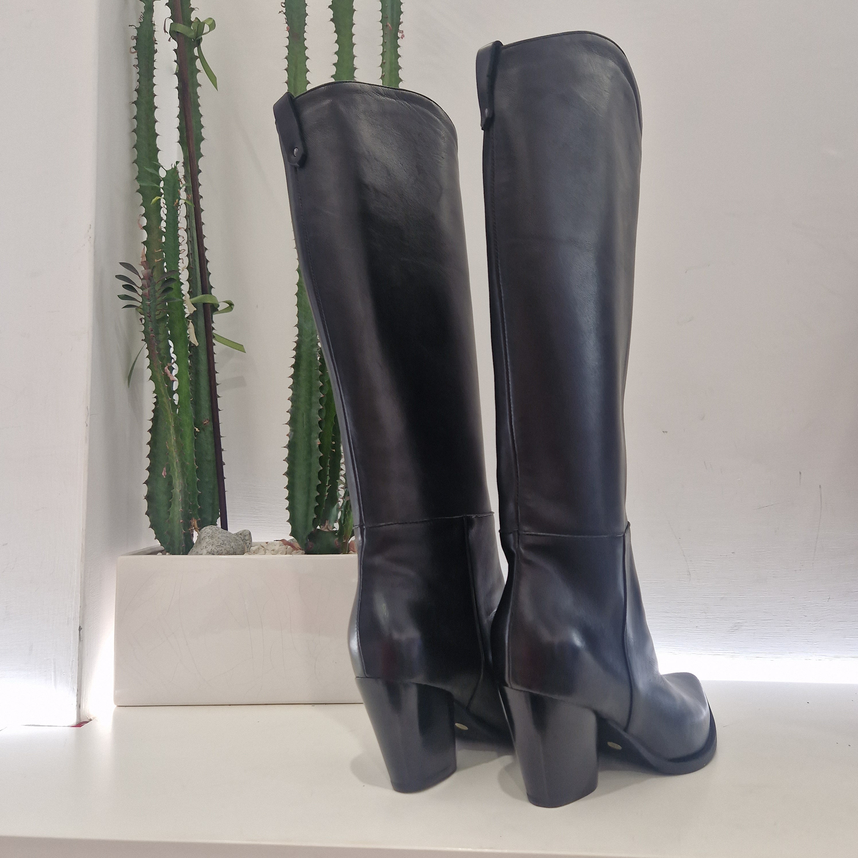 Stivale ANNA pelle nera