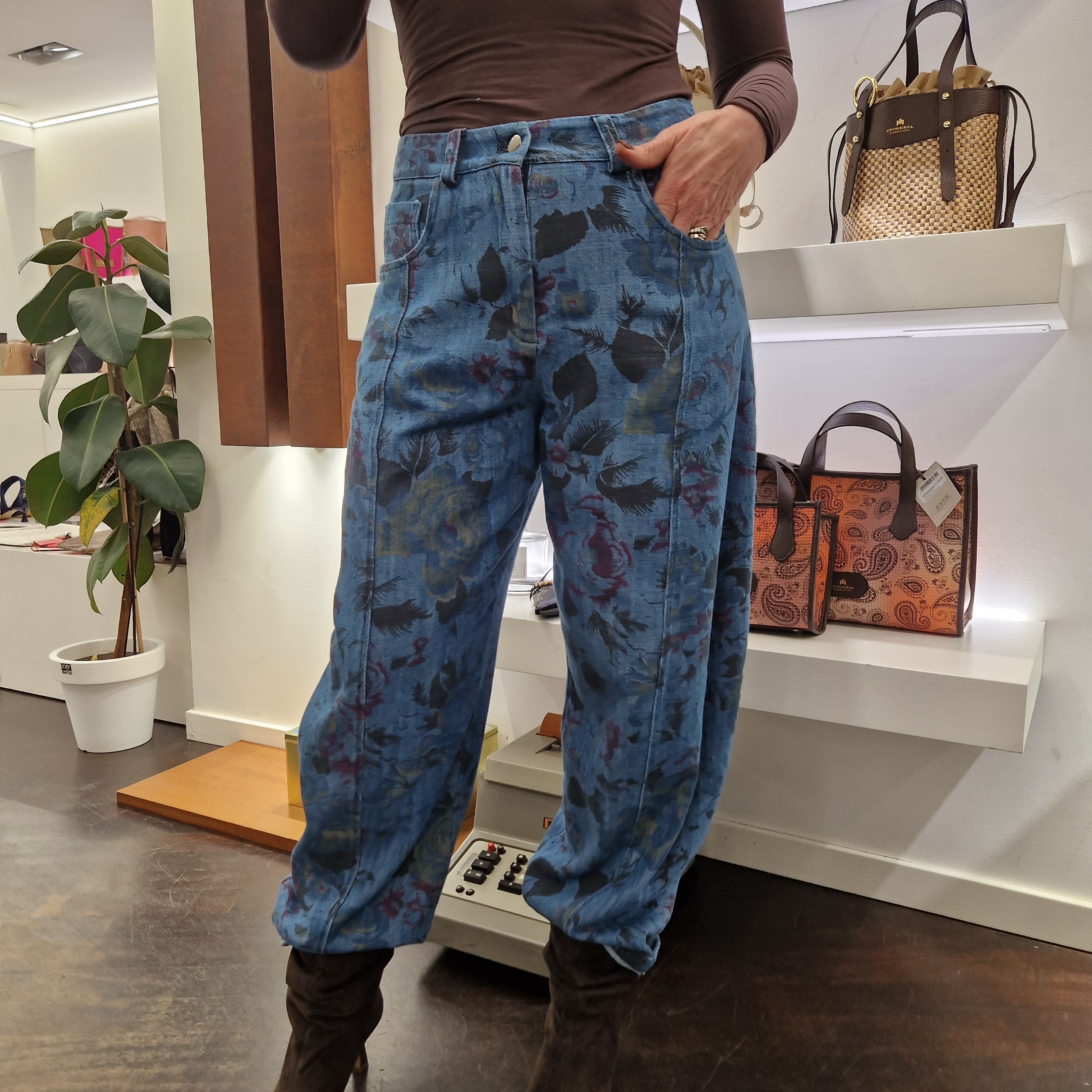 Kikisix Jenas balloon FIORI blu