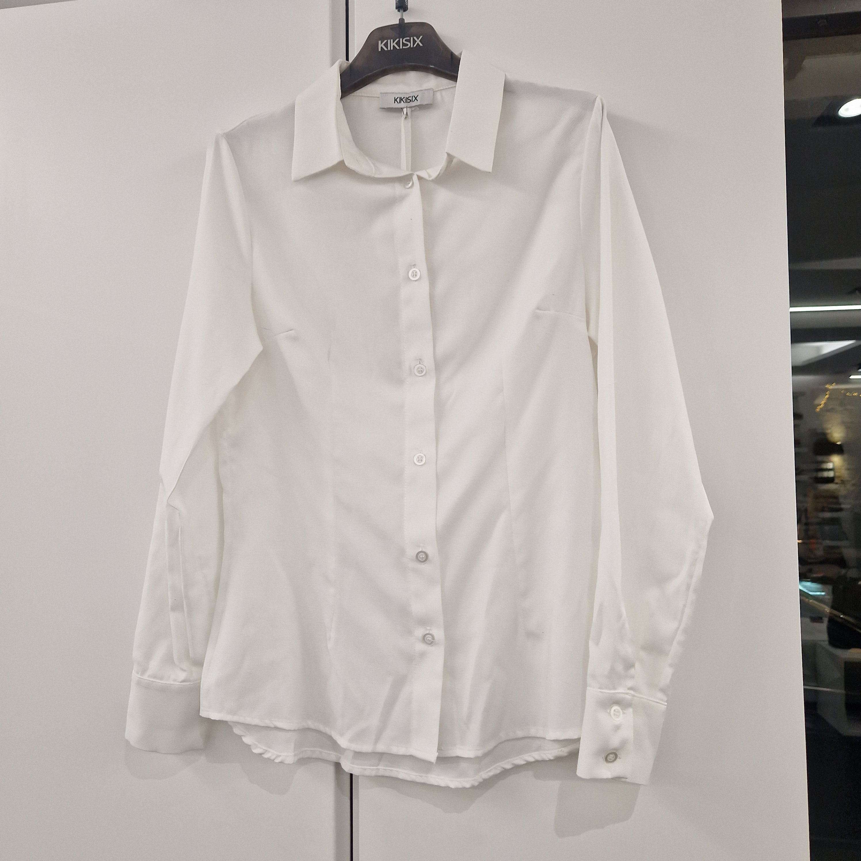 KIKISIX Camicia OXFORD bianca