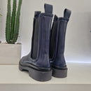 Stivaletto beatles CINDY pelle blu