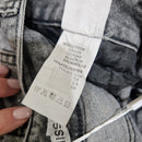 Pantalone jeans LUCIA lavaggio grigio con strass