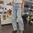 Pantalone jeans STRASS lavaggio chiaro