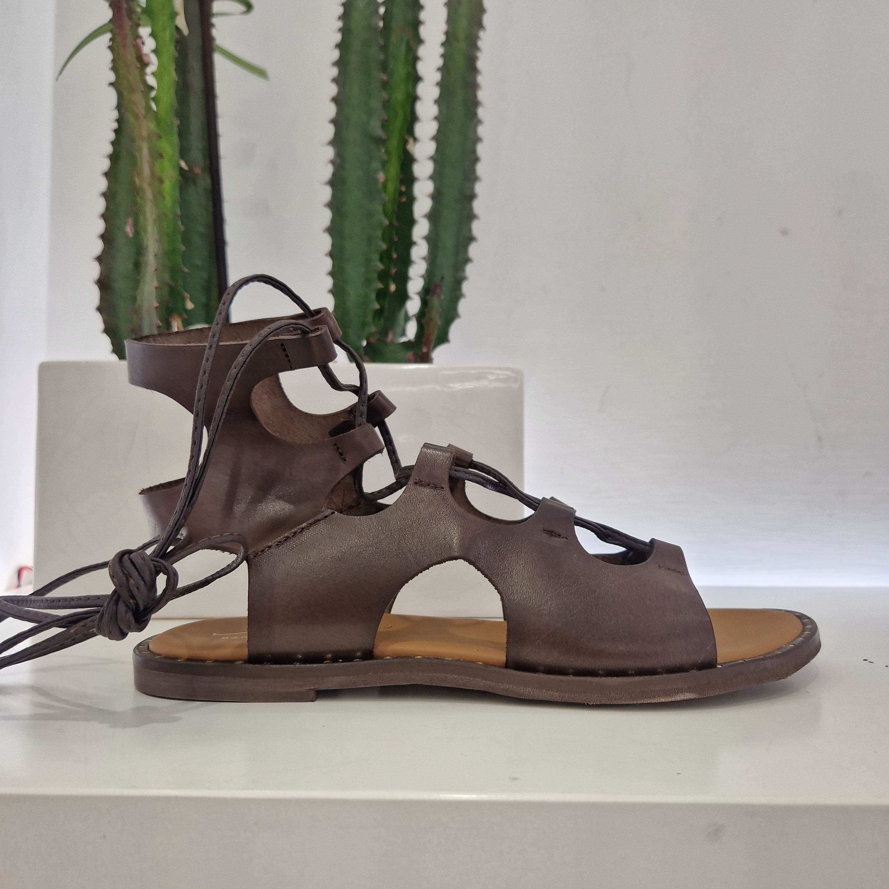 Sandalo GLADIATORE color t.moro