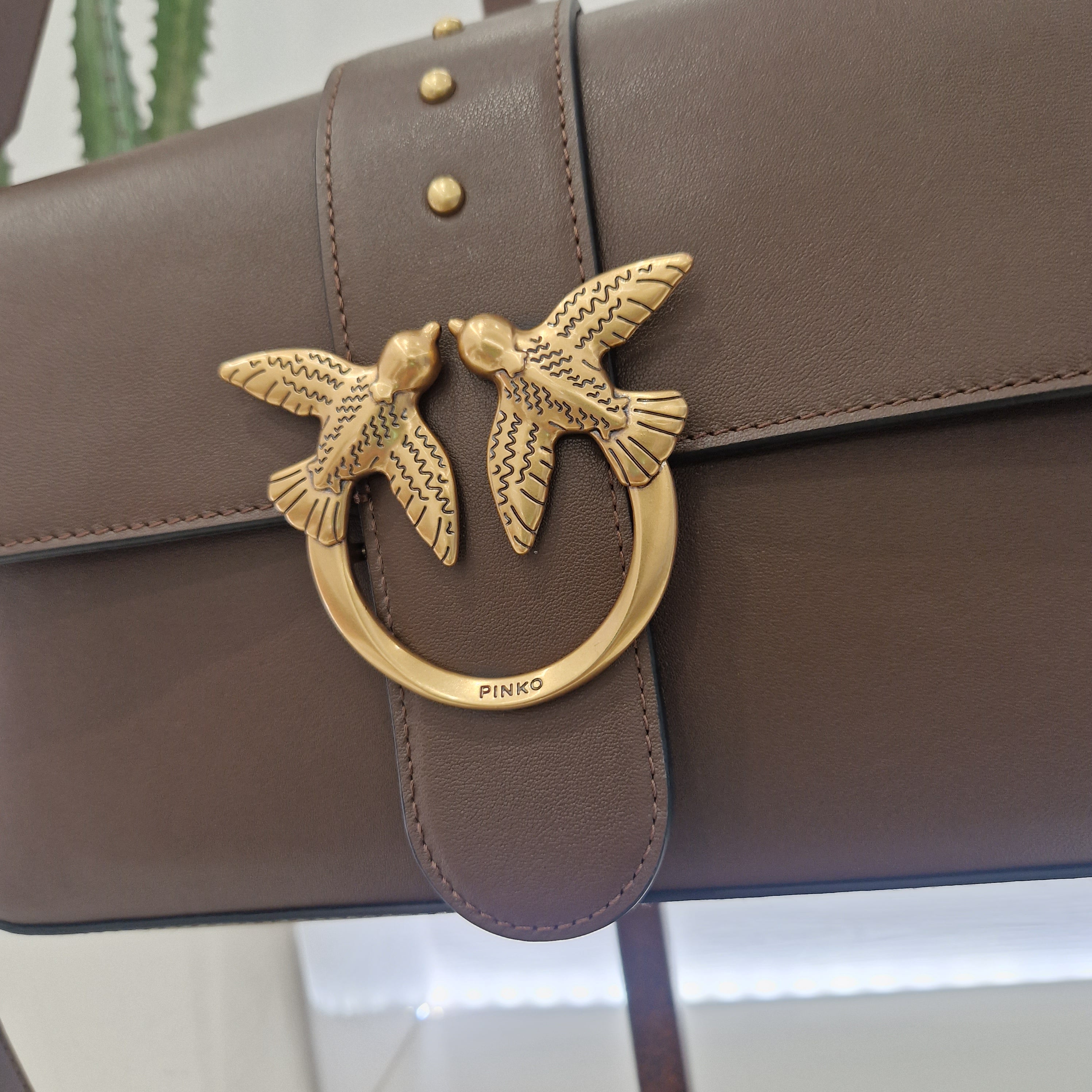 PINKO borsa LOVE ONE marrone