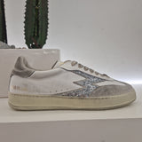 Moa silver glitter lightning sneakers