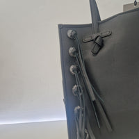 Gianni Chiarini  linea MARCELLA  dimensione grande pelle nera  frange