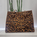 Gianni Chiarini borsa MARCELLA dimensione grande  stampa lince