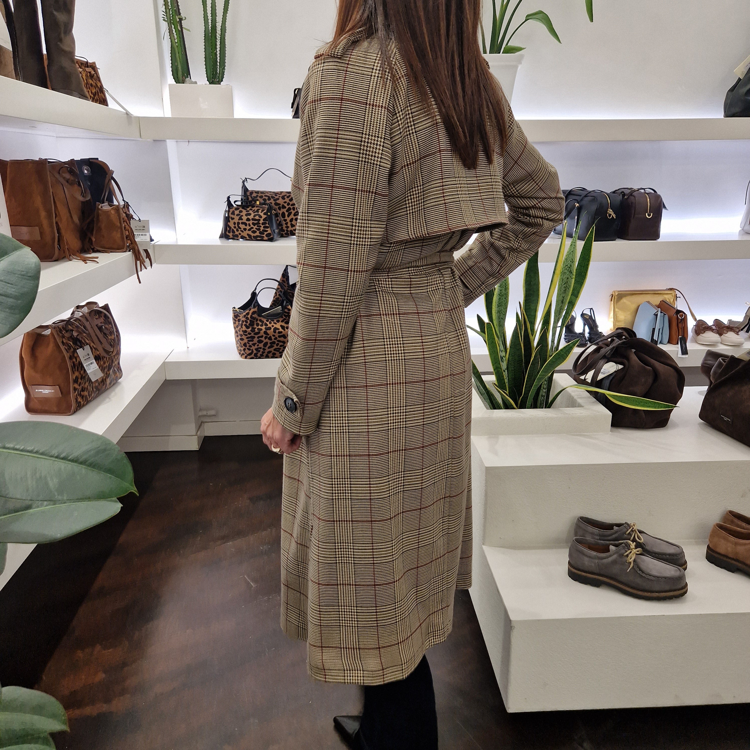 Trench stampa quadri