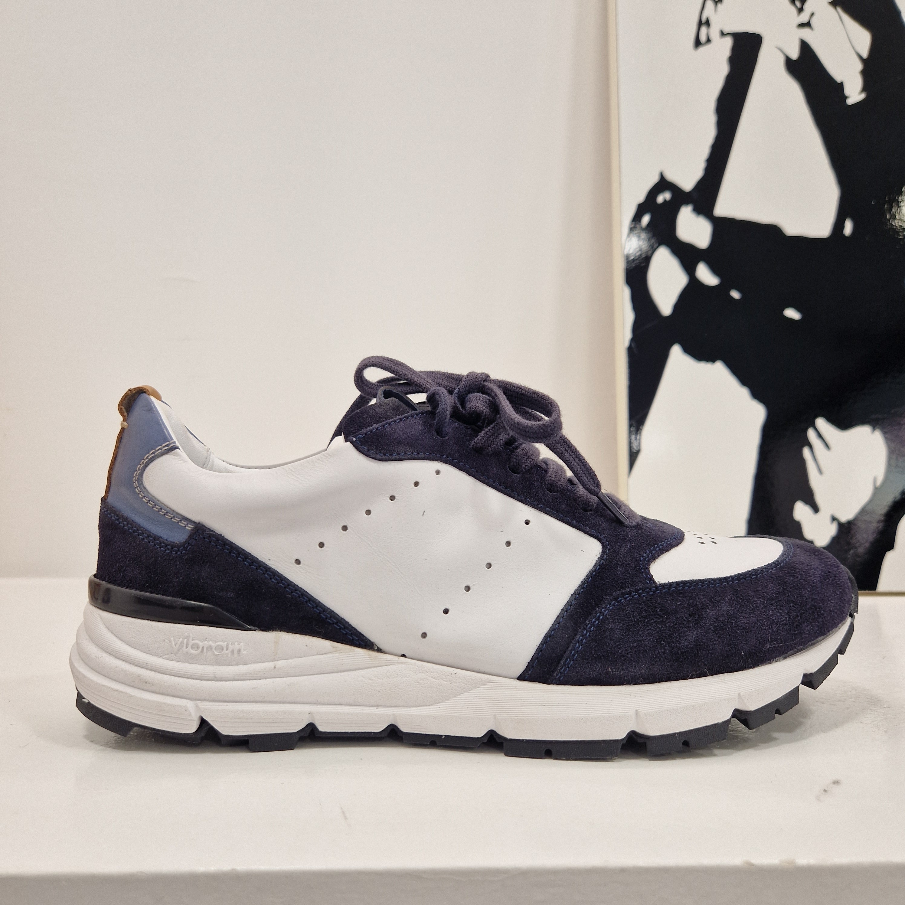 Giulio Moretti sneakers bianca blu