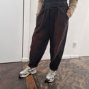 Pantalone jeans SUN nero lavaggio marrone