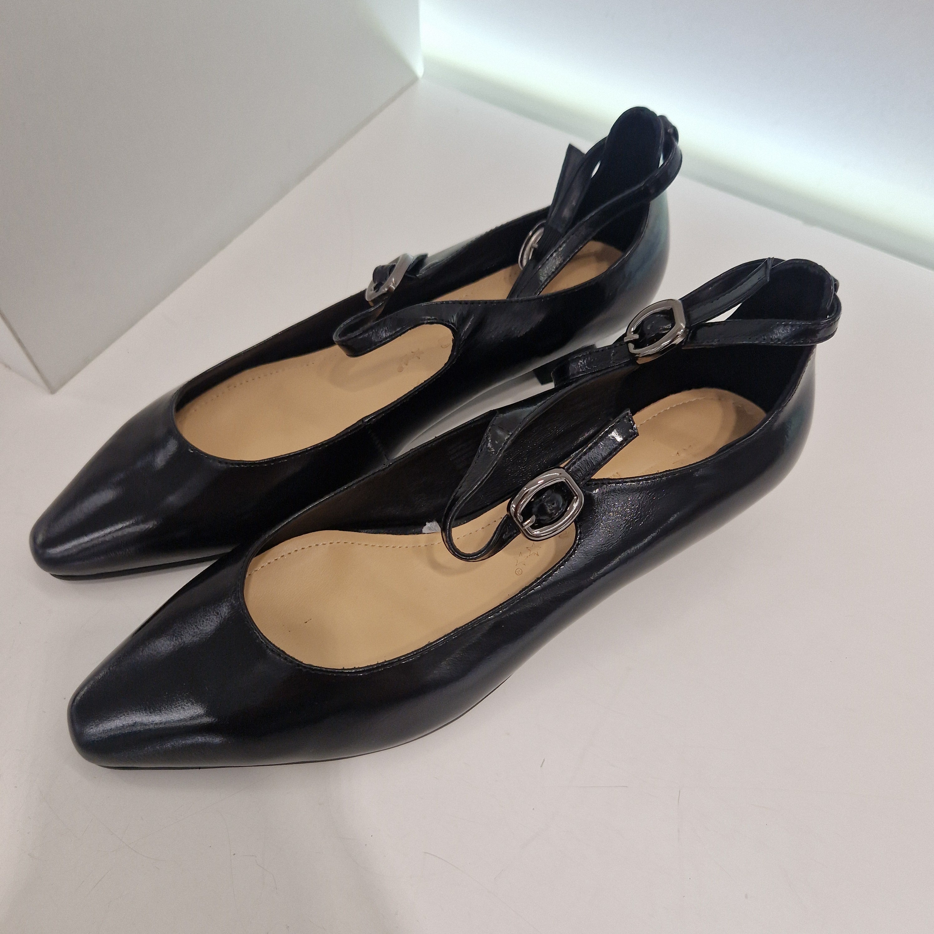 Marc Ellis scarpa nera doppio cinturino t.30