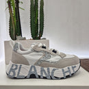 Voile Blanche sneaker bianca e glitter