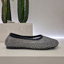 Alohas ballerina con strass nera