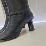 Stivale nero tacco 7 cm