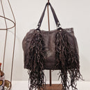 Campomaggi borsa shopping ZEFIRO con frange