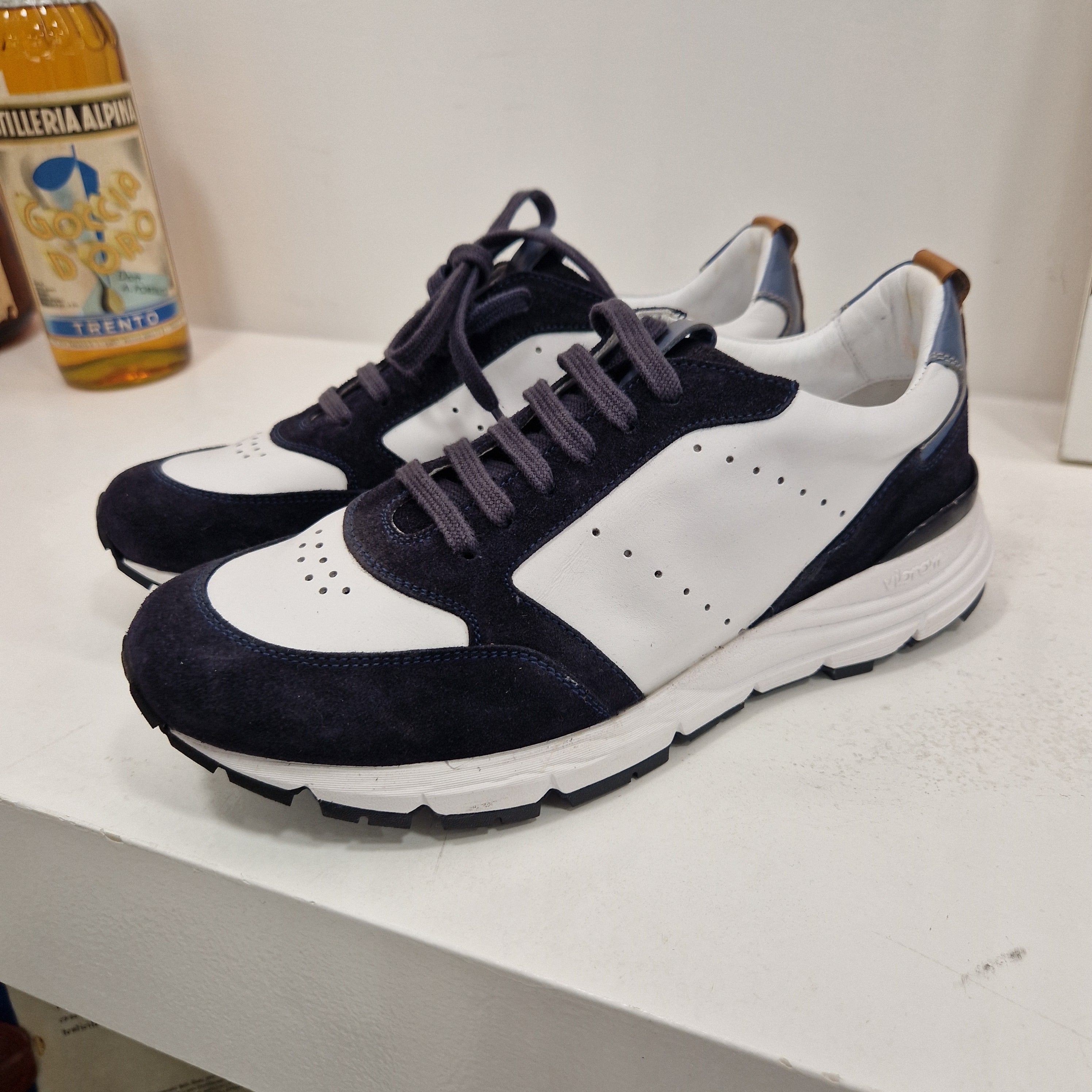 Giulio Moretti sneakers bianca blu