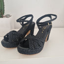 Fiorina sandalo JESS tacco 80 nero