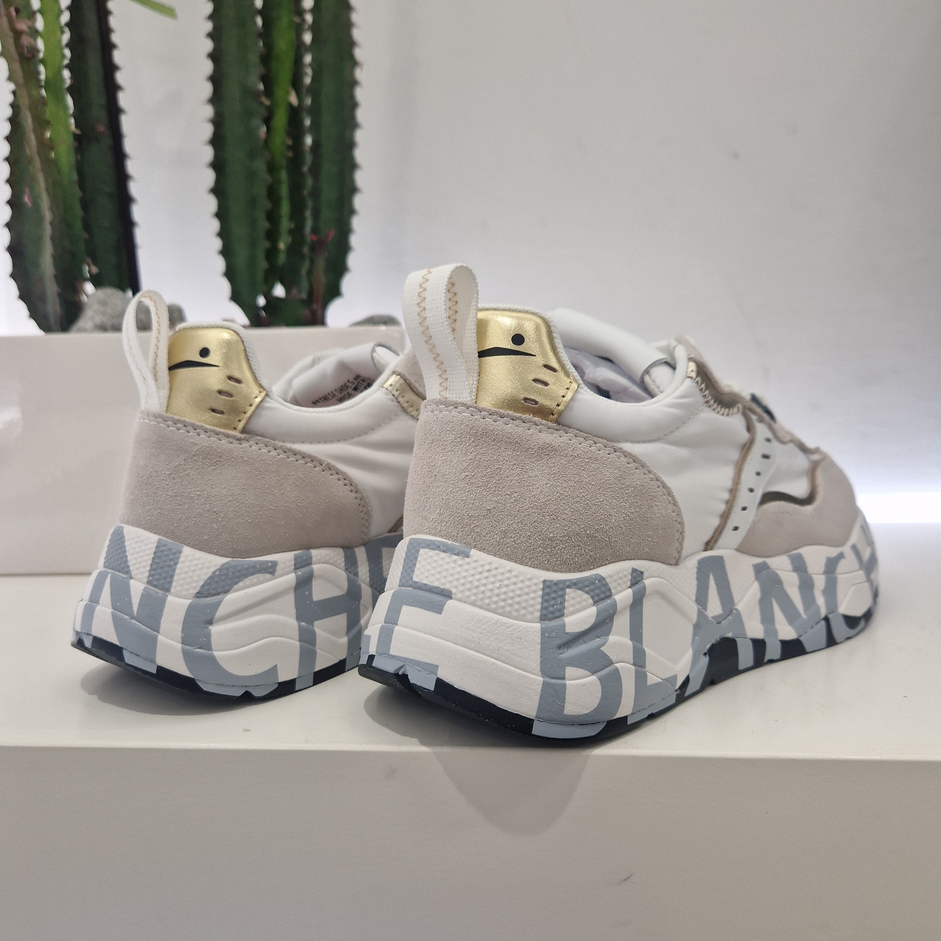 Voile Blanche sneaker bianca/ oro