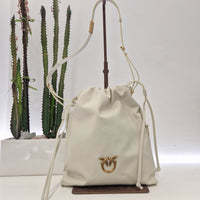 PINKO borsa SLOUCHY CLASSIC BAG color panna